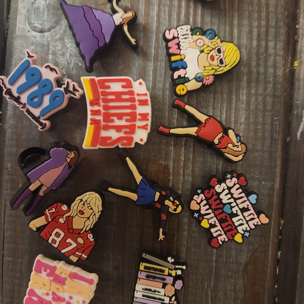Colorful Kids Shoe Charms For Crocs 10 Charms For Shoes